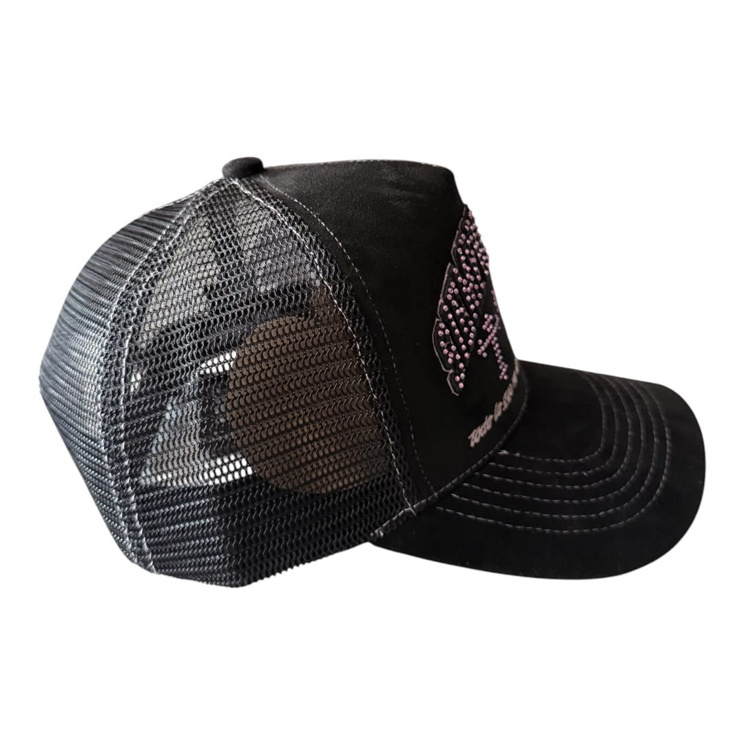 REYES HAT siempre con dios black/pink
