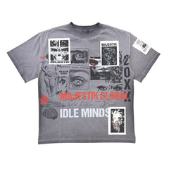 MAJESTIK t-shirt GARMENT DYE DTG PRINTED