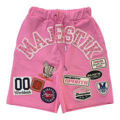 MAJESTIK pique cut & SEWN patch SHORTS