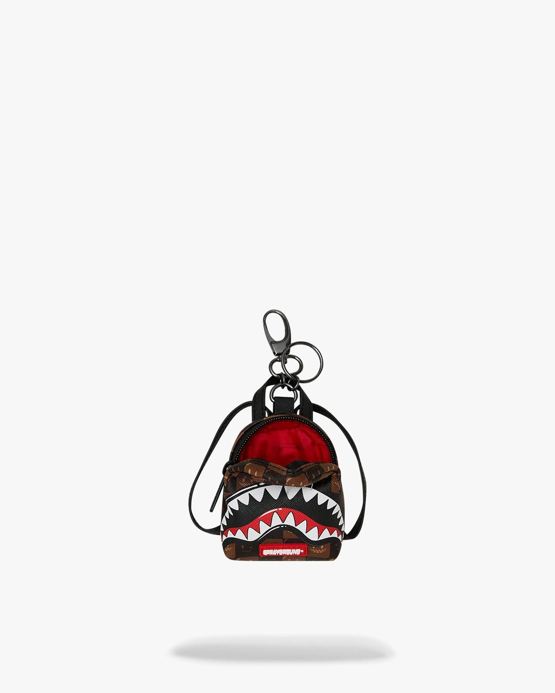 SPRAYGROUND SHARKS IN PARIS GRIN & GRIND BACKPACK KEYCHAIN