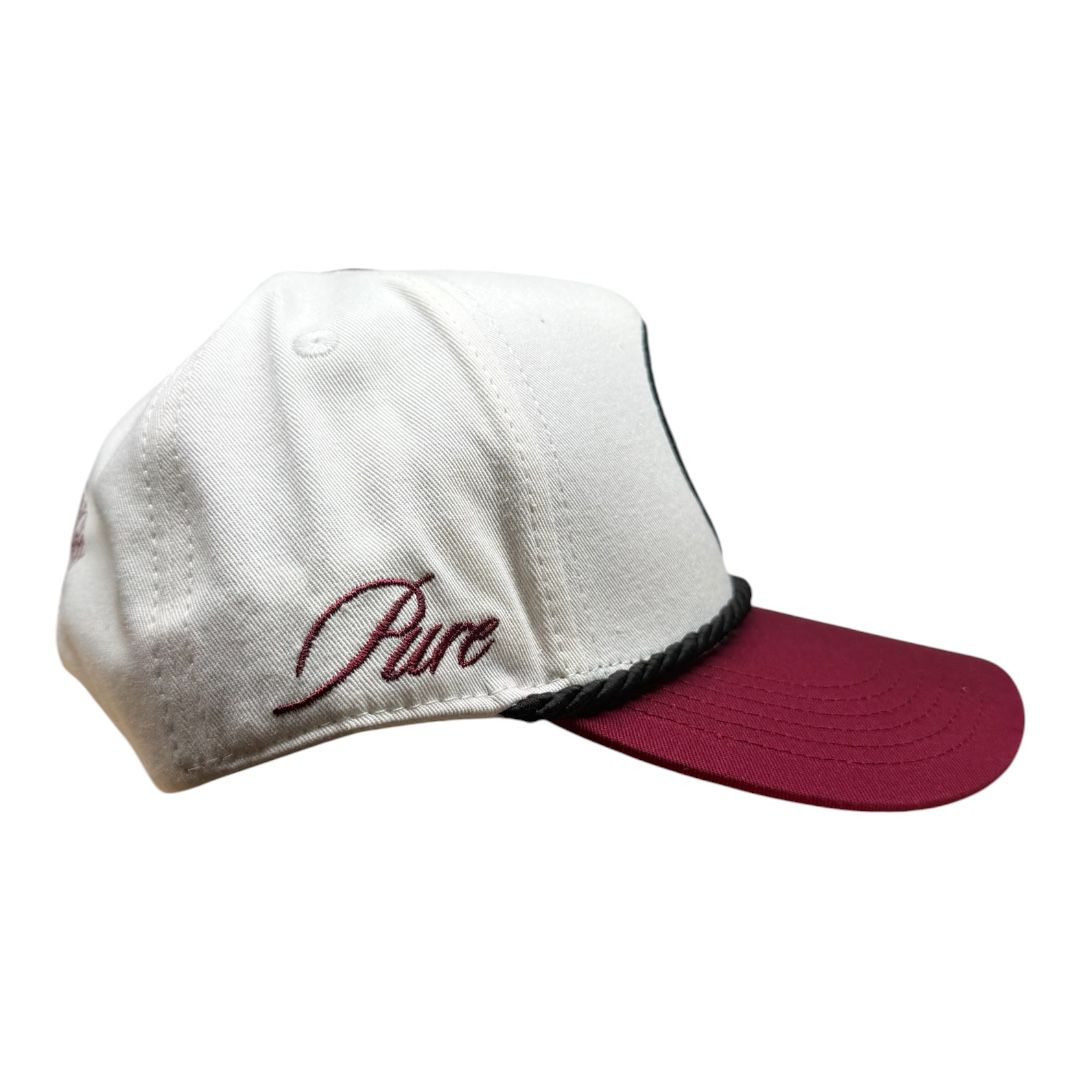 PURE HAT Still Hungry Burgundy Cap