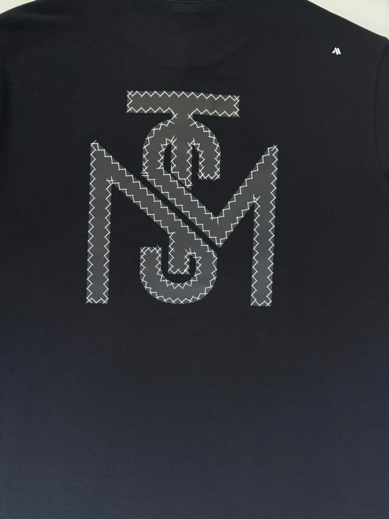 MONASTERY COUTURE GIPFEL T-SHIRT OVERSIZED MEN BLACK