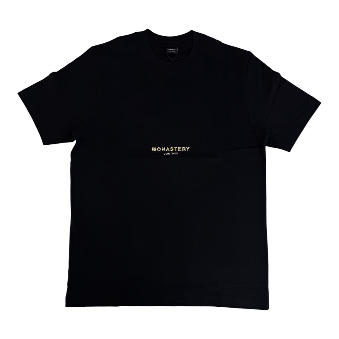 MONASTERY COUTURE BOUKER T-SHIRT MEN BLACK