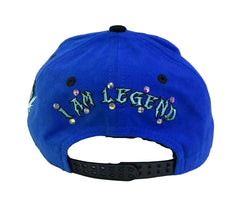 LEGENG HAT 1st Anniversary - Limited Edition Snapback Suede BLUE/BLACK