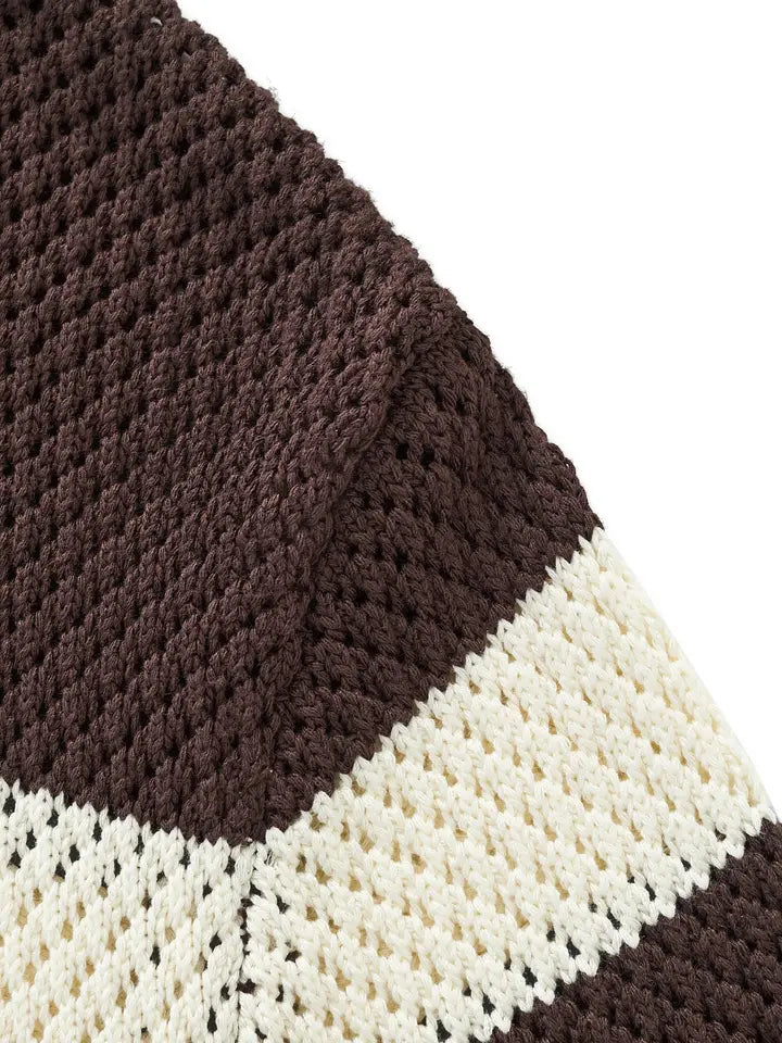 BAROCCO COFFEE Shirt-Coffe  PSS625-Marina Stripe Ss