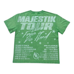MAJESTIK T-SHIRT MEN'S GARMENT DYED PRINT TEE