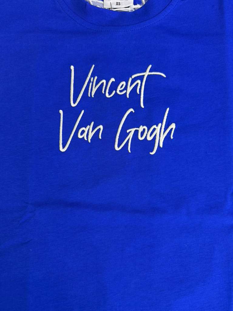 RICH GANG T-SHIRTS navy VAN GOGH (#OVZ TEE, (BP222))