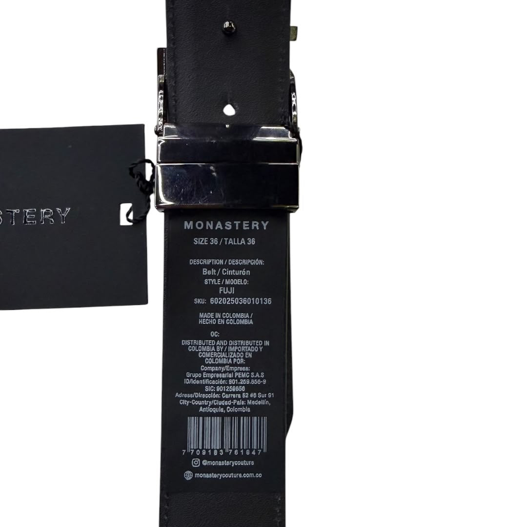 MONASTERY COUTURE BELT black