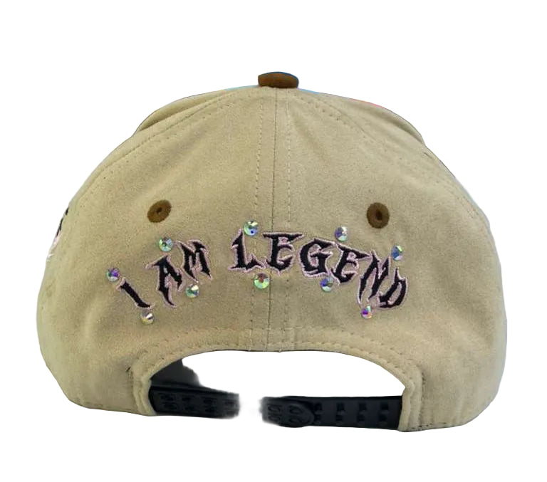 LEGENG HAT 1st Anniversary - Limited Edition Snapback Suede BEIGE/BROWN