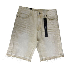 SMOKE RISE SHORTS SUN BLEACHED EFFECT COLORED\ABRADE KHAKI