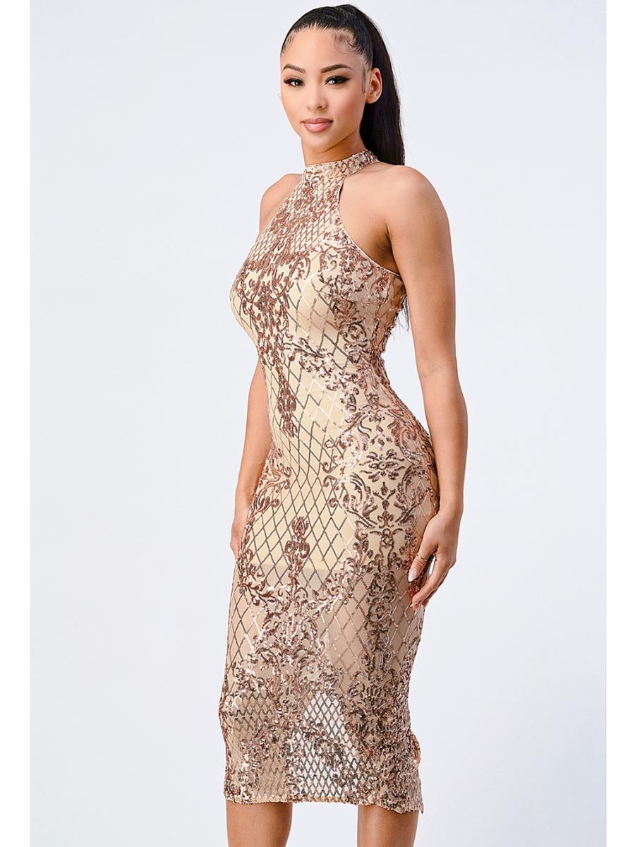 Vestido Privy RoseGold PD71572N