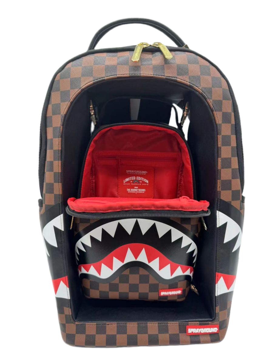 SPRAYGROUND SHARKS IN A HOLE IN PARIS DLXSV BACKPACK B7223