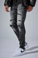 JORDAN CRAING PANTS BLACK shadow rip and REPAIR SEAN FIT