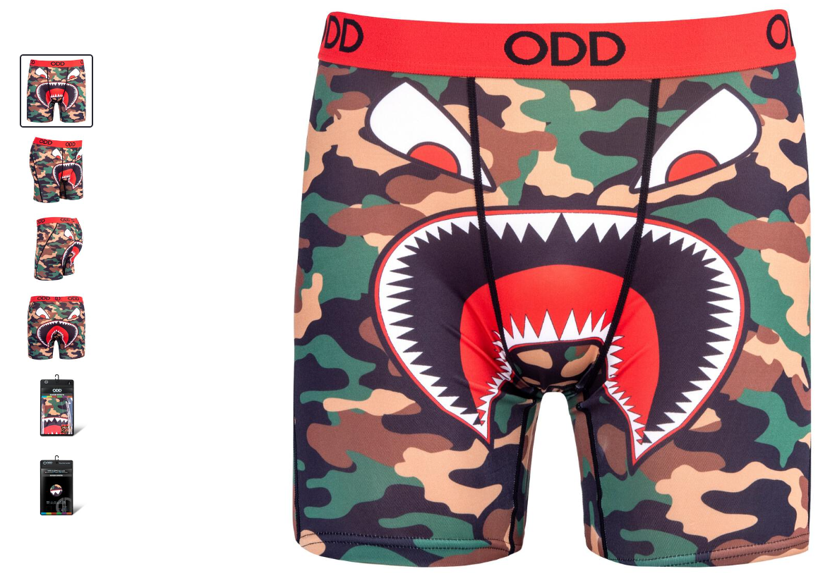 ODD War Plane - Calzoncillos bóxer para hombre - XU10029MBB CAMUFLAJE VERDE