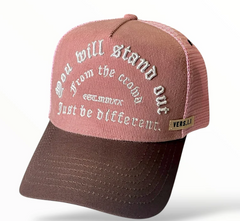 JERGHATS Rosè Gorra de camionero Just be different JBD