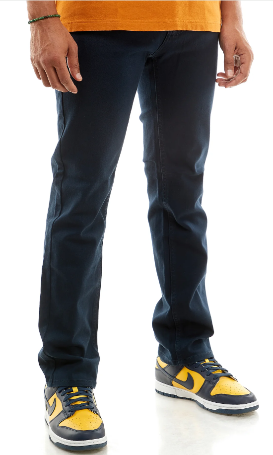 KDNK MEN TWILL SLIM PANTS SS201 JET BLACK