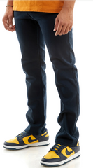 KDNK MEN TWILL SLIM PANTS SS201 JET BLACK