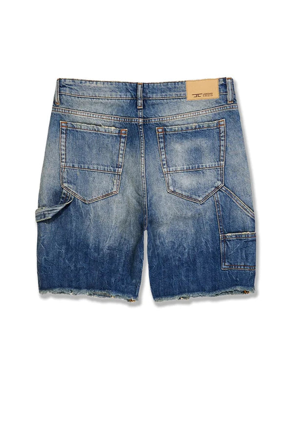 JORDAN CRAIG Retro - Landman Denim Shorts J3213S Sand Wash BLUE