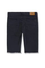 JORDAN CRAING  SHORT JET BLACK SHORTS WITH SHREDS (J3225S)