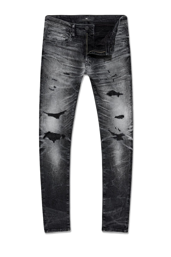 JORDAN CRAING PANTS BLACK shadow rip and REPAIR SEAN FIT