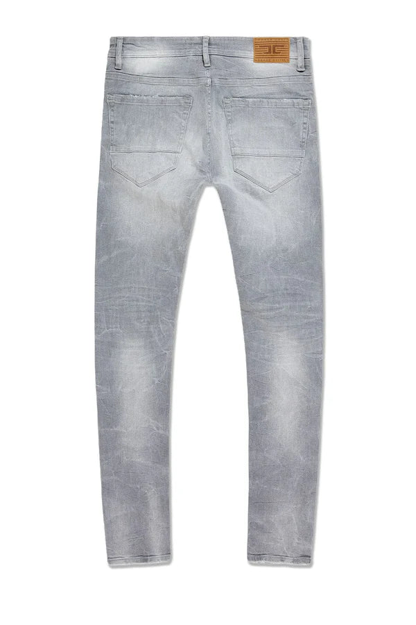 JORDAN CRAING pant CEMENT WASH rip and  REPAIR SEAN FIT