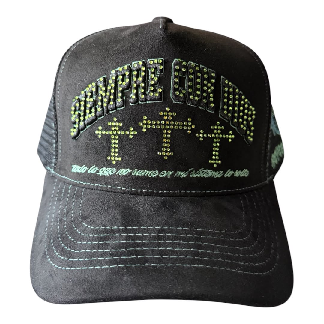 REYES HAT siempre con dios black/gray