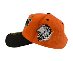 LEGENG HAT 1st Anniversary - Limited Edition Snapback Suede Orange/Black