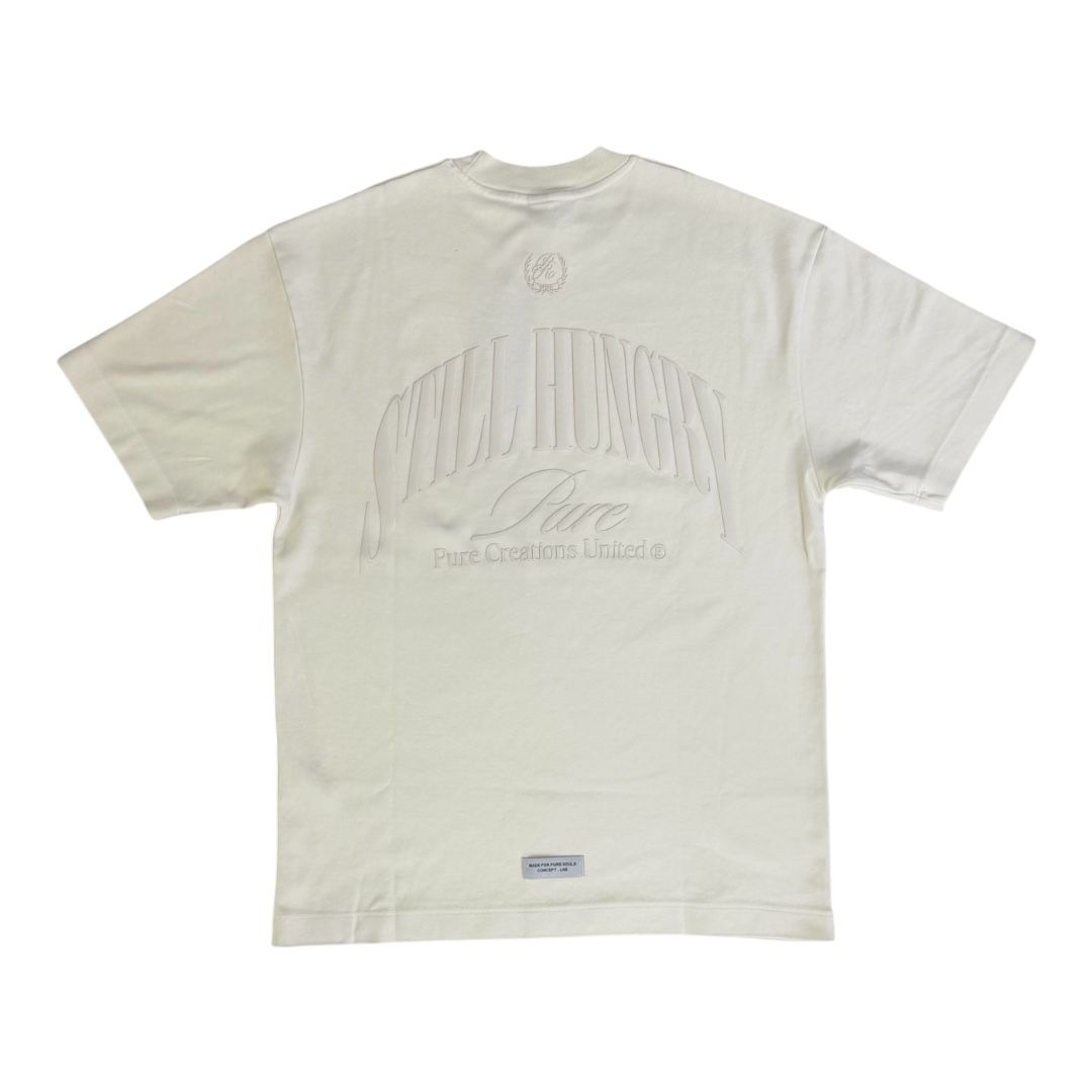 PURE Still Hungry Cream T-Shirt (PUR22104-22)