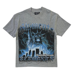 ELEMENTS DRIP SAINTS ELEMENTS " RHINESTONE GRAPHIC TEE gray/blue