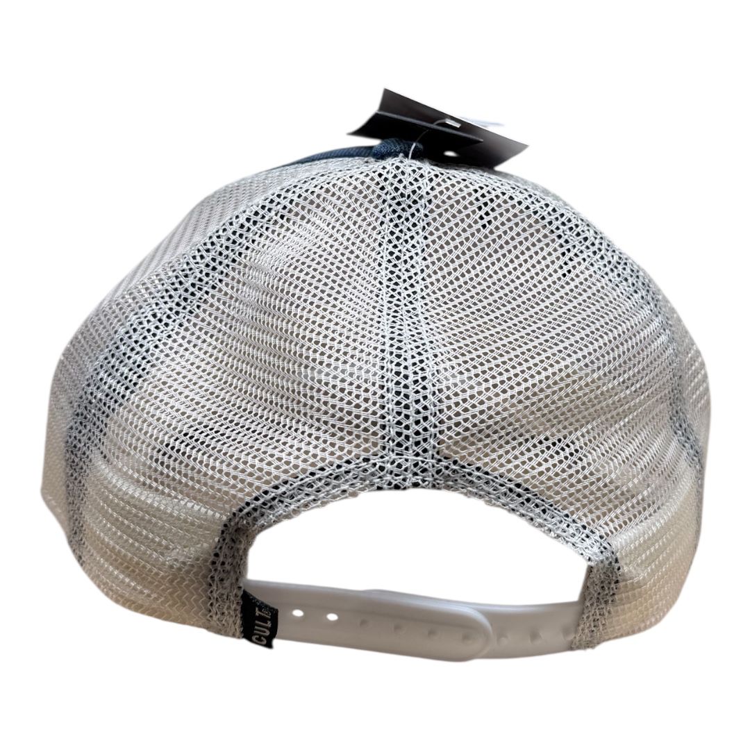 CASQUETTE TRUCKER EN MAILLE CULT OF INDIVIDUALITY "EPIC SHIT" AVEC CRISTAUX (626AC-CH90