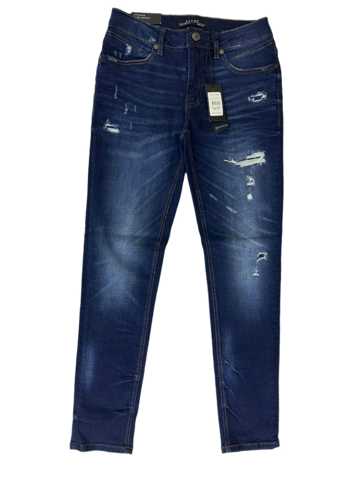 Pantalones vaqueros para hombre KROME KR-3010 AZUL MEDIANOCHE