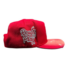 ROUGH PLAY hat vintage SNAPBACK (red))