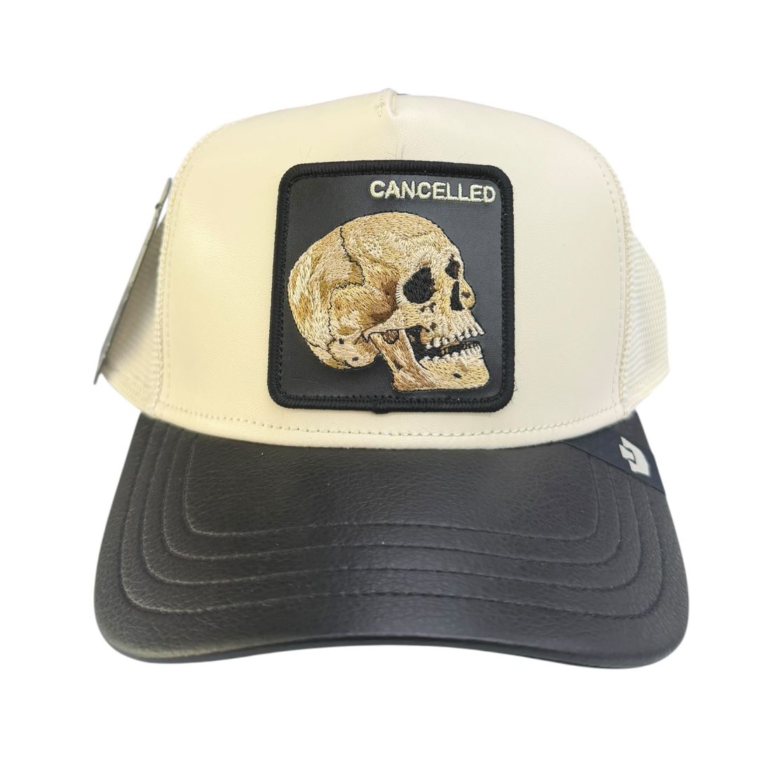 GOORIN HAT  Faux Leather Skull  101-2946-VOI14-O/S