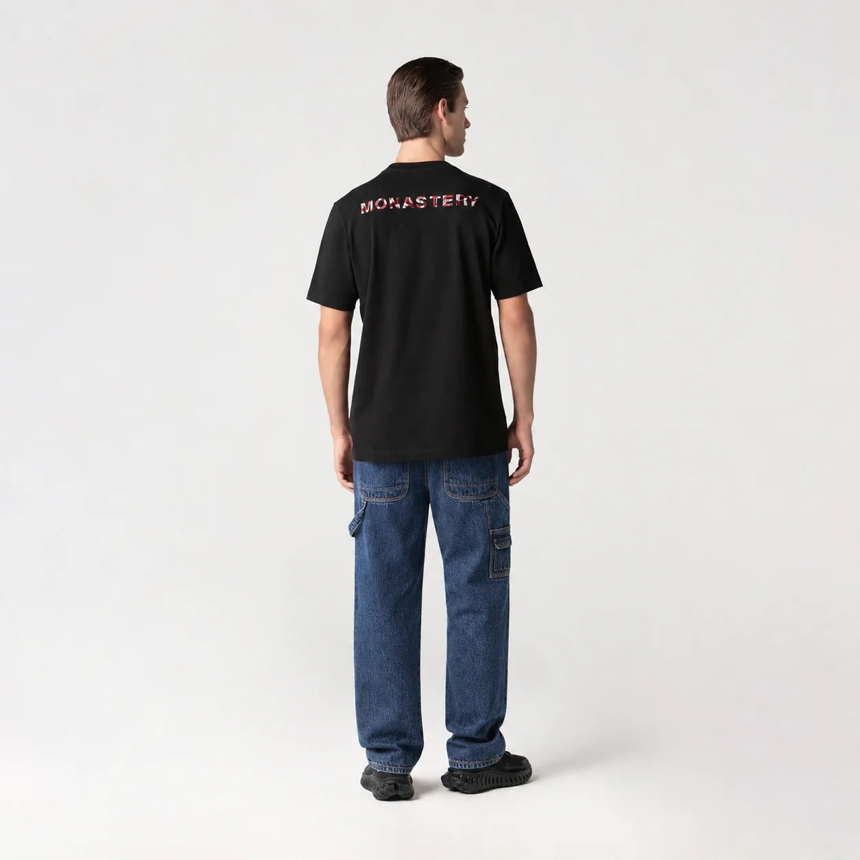 MONASTERY COUTURE DOMUS T-SHIRT MEN BROWN × 1
