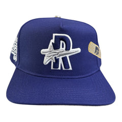 ROUGHPLAY HAT NAVY/SILVER BANDAID SNAPBACK