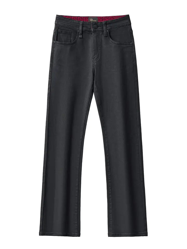 BAROCCO PANTS Shadow Coated Denim-Black