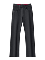 BAROCCO PANTS Shadow Coated Denim-Black