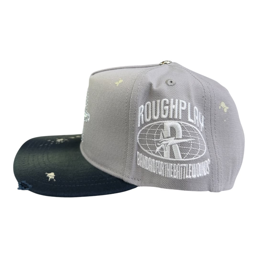 ROUGHPLAY HAT VINTAGE SNAPBACK (GRY/NVY)