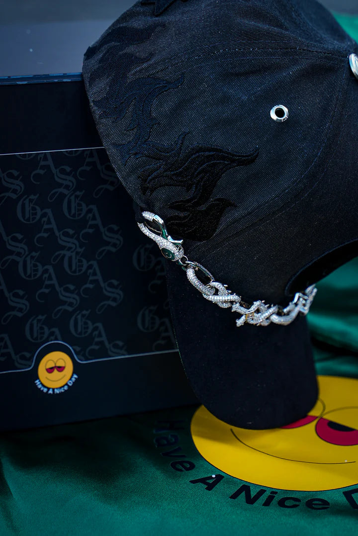 GAS NYC hat HAND trucker premium (Black)