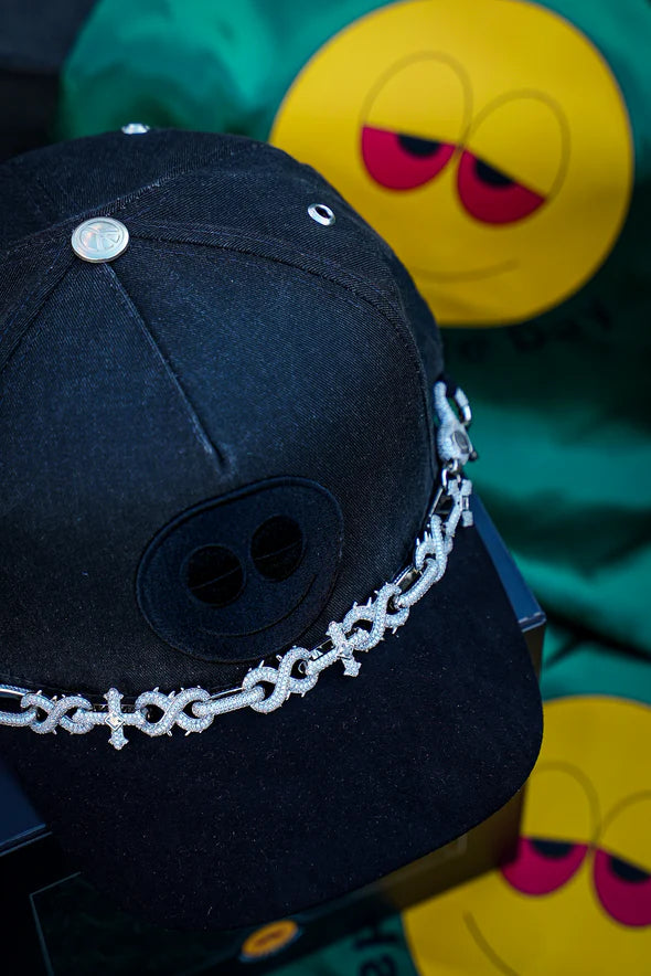 GAS NYC hat HAND trucker premium (Black)