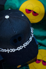 GAS NYC hat HAND trucker premium (Black)