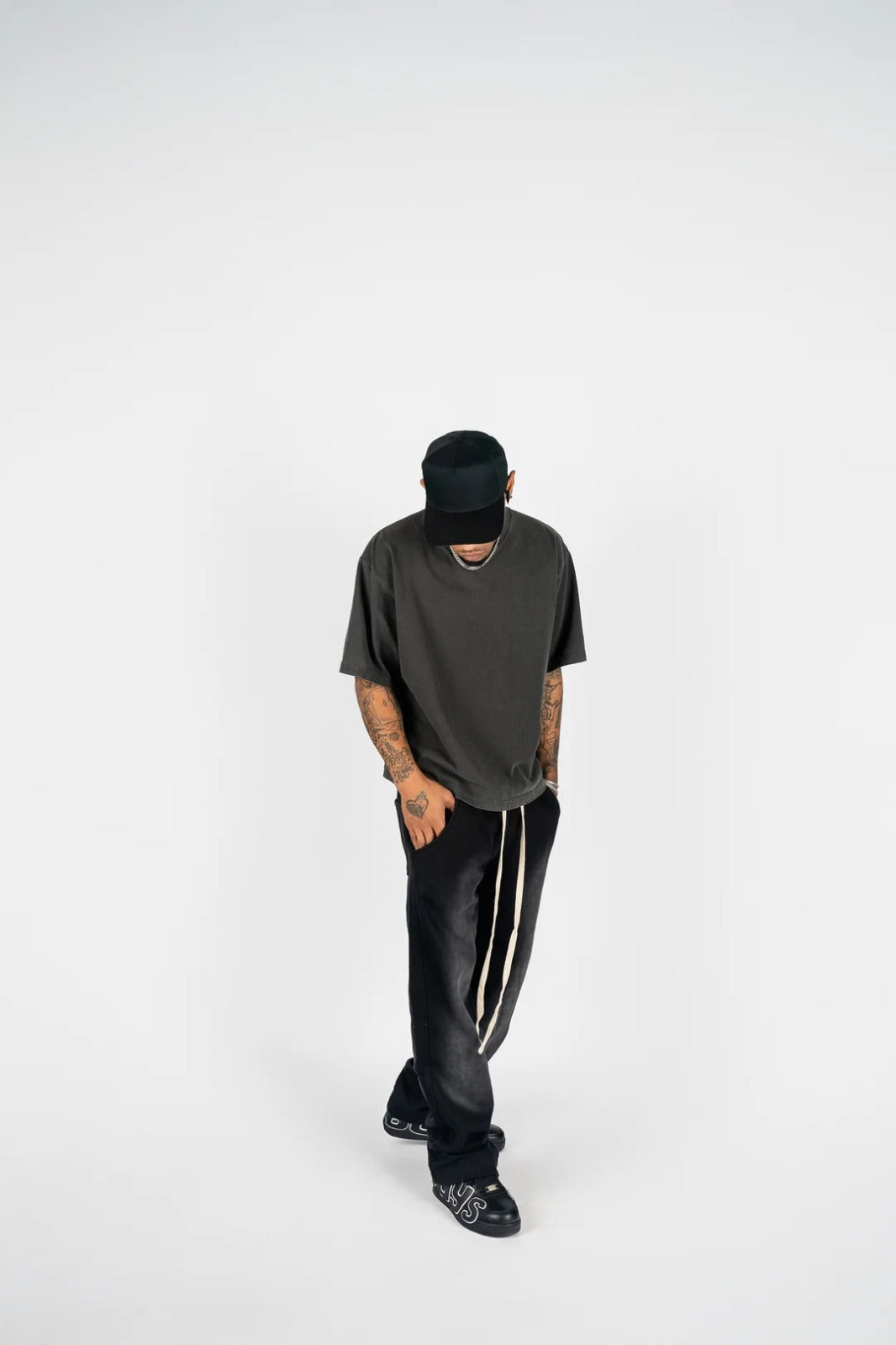 Sweatpants Sun-Dried Bleached BLACK