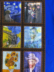 RICH GANG T-SHIRTS navy VAN GOGH (#OVZ TEE, (BP222))