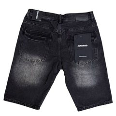 KINDRED PREMIUM SHORT À CLOUS TÊTE DE MORT (KD2242S NOIR)