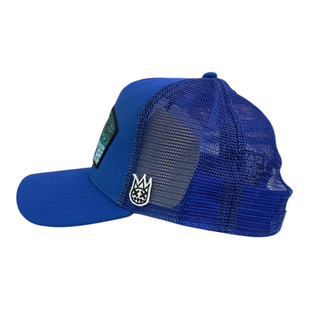 CULT OF INDIVIDUALITY MESH TRUCKER HAT "EPIC SHIT" CRYSTALS