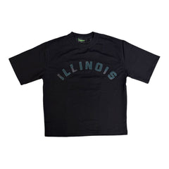 RICH GANG T-SHIRTS BLACK ILLINOIS (#OVZ TEE, (MK39))