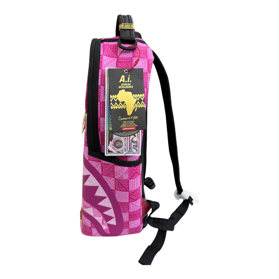 SPRAYGROUND AI Pink Check Backpack