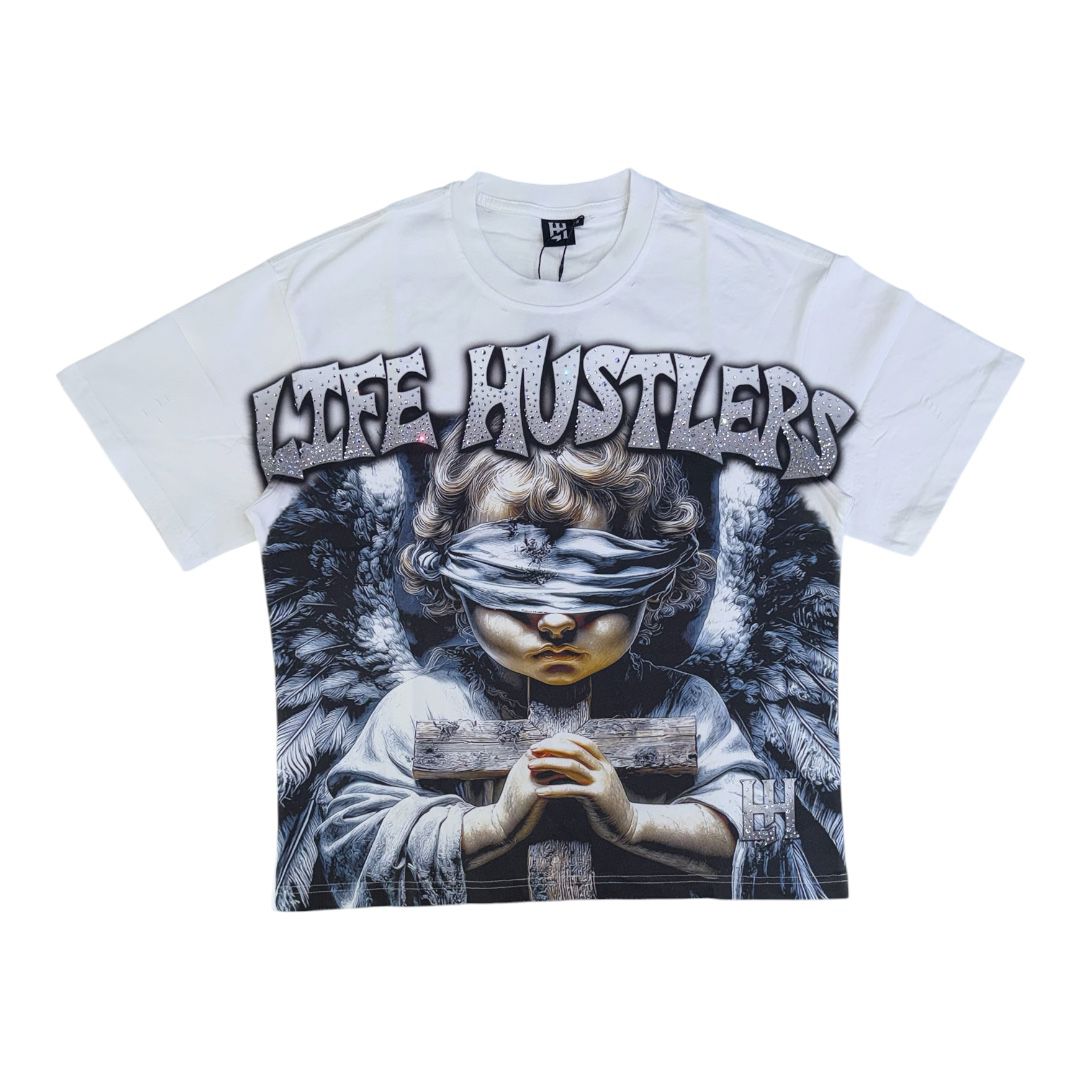LIFE HUSTLERS T-SHIRTS LH "Pray" White (LH "Pray" White)