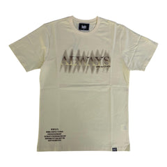 DENIMICITY ALWAYS FLYING HIGH STONED OUT T-SHIRT DNM-2504BEIGE