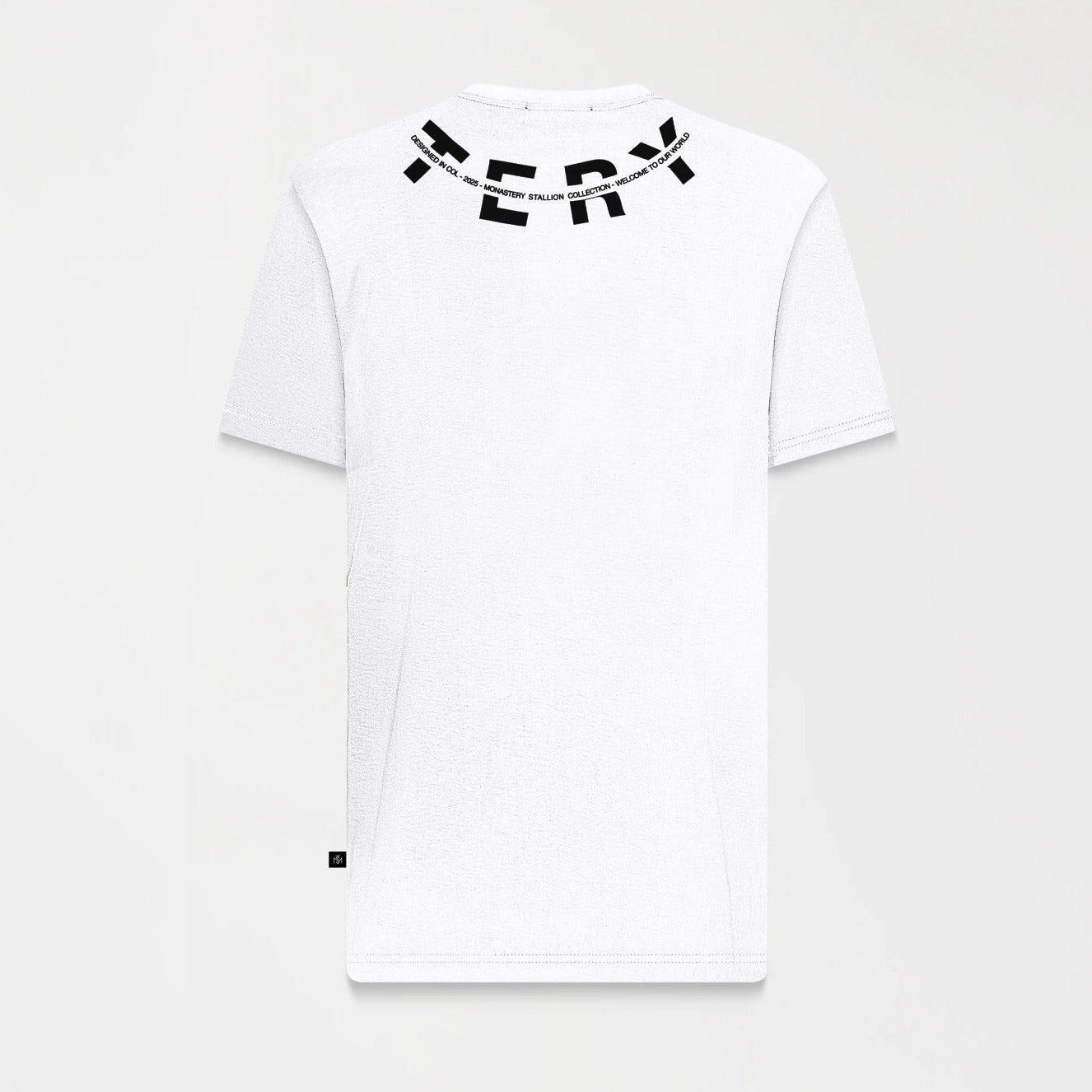 MONASTERY COUTURE UTAH T-SHIRT MEN WHITE